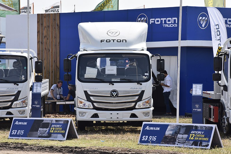 Foton presenta sus nuevos modelos de camiones